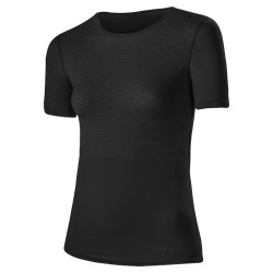 Löffler dames shirt korte mouwen Transtex Warm Hybrid zwart